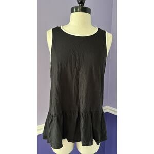 Kate Spade Black Tank Swing Top Tee Shirt Womens 1